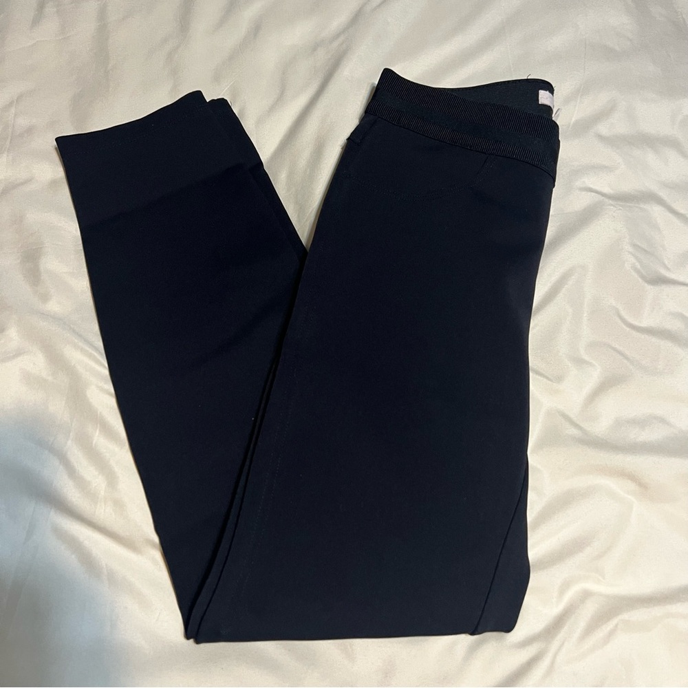 J Brand Midnight Black Leggings with Ribbon Waist Detail Size XS - Picture 4 of 11